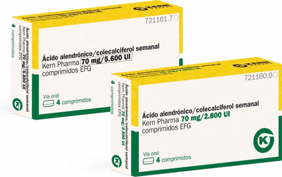 Ácido alendrónico/colecalciferol 