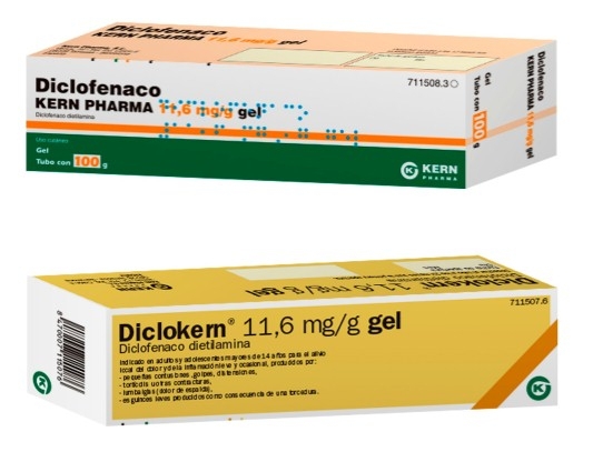 Diclofenaco y DicloKern Diclofenaco y DicloKern