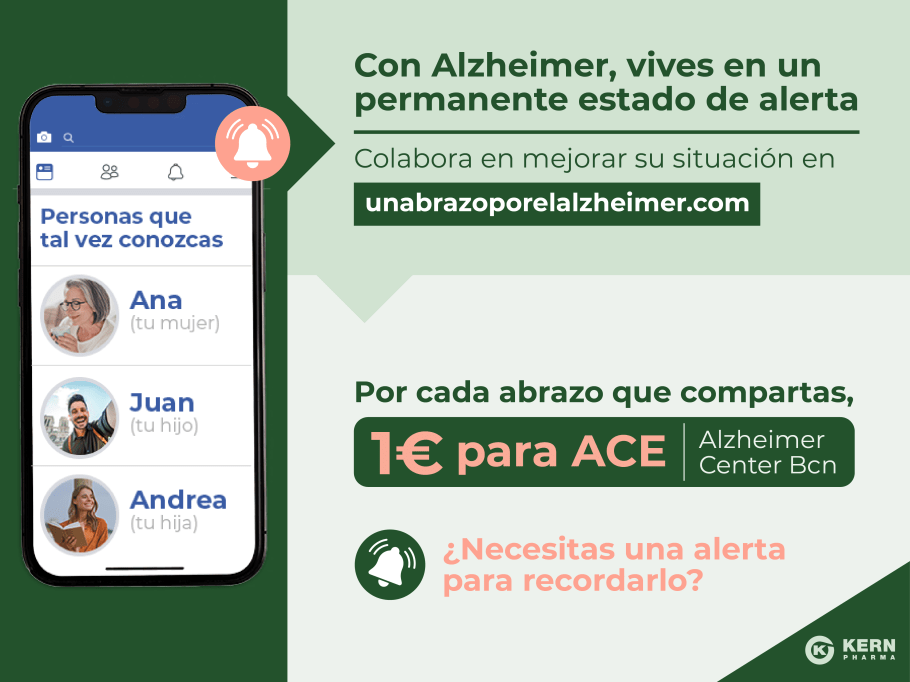 Campaña Un Abrazo por el Alzheimer Kern Pharma Campaña Un Abrazo por el Alzheimer Kern Pharma