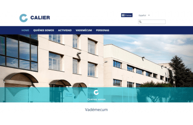 Nueva web Calier