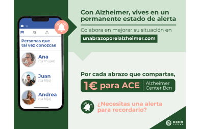 Campaña Un Abrazo por el Alzheimer Kern Pharma 