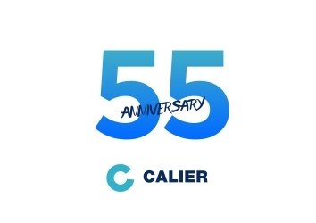 logo de los 55 años de Calier
